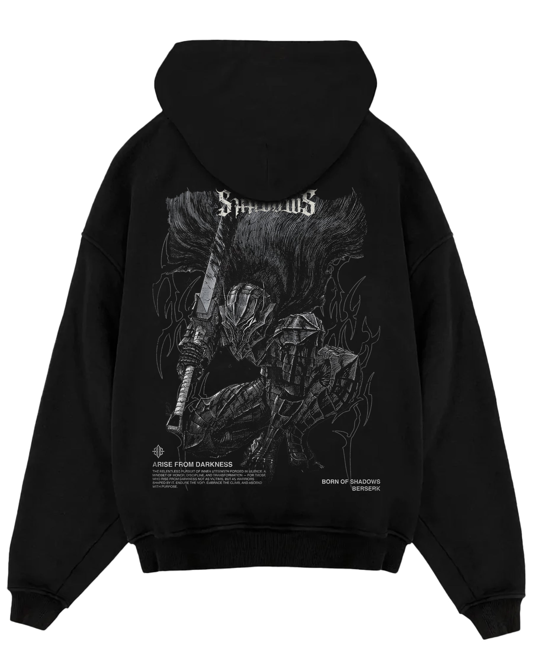 Berserk 'The Black Swordsman' Oversized Hoodie ODMPOD