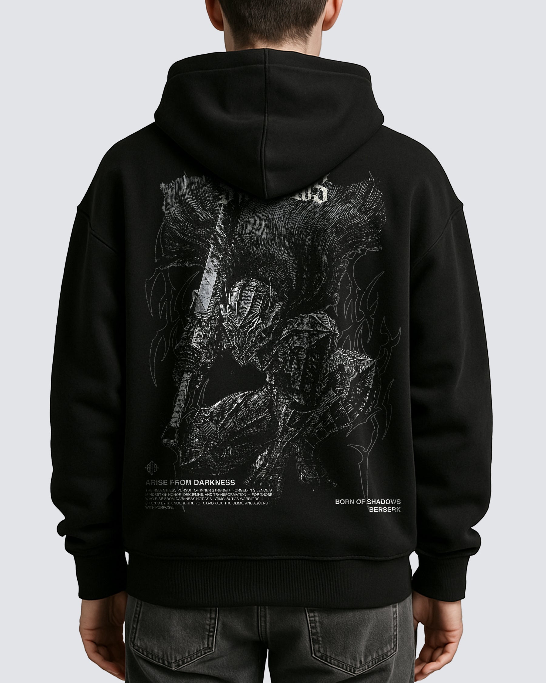 Berserk 'The Black Swordsman' Oversized Hoodie ODMPOD