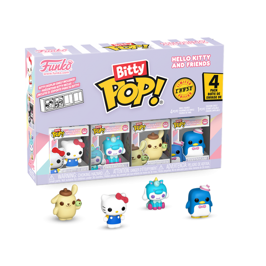 Funko Bitty Pop! Sanrio Hello Kitty and Friends  Hello Kitty Mini-Figure 4-Pack Funko