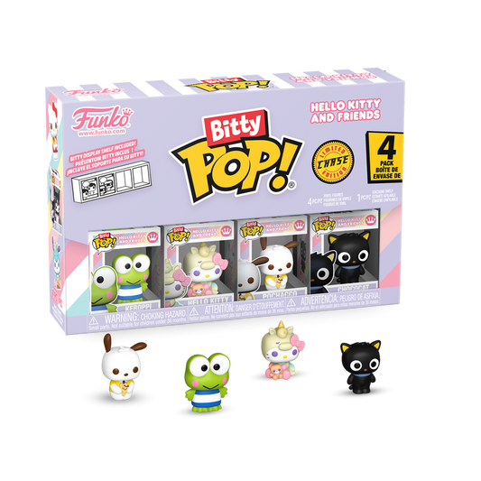 Funko Bitty Pop! Sanrio Hello Kitty and Friends  Keroppi Mini-Figure 4-Pack Funko
