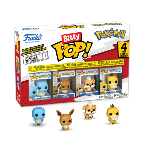 Funko Bitty Pop! Pokemon Squirtle Mini-Figure 4-Pack Funko
