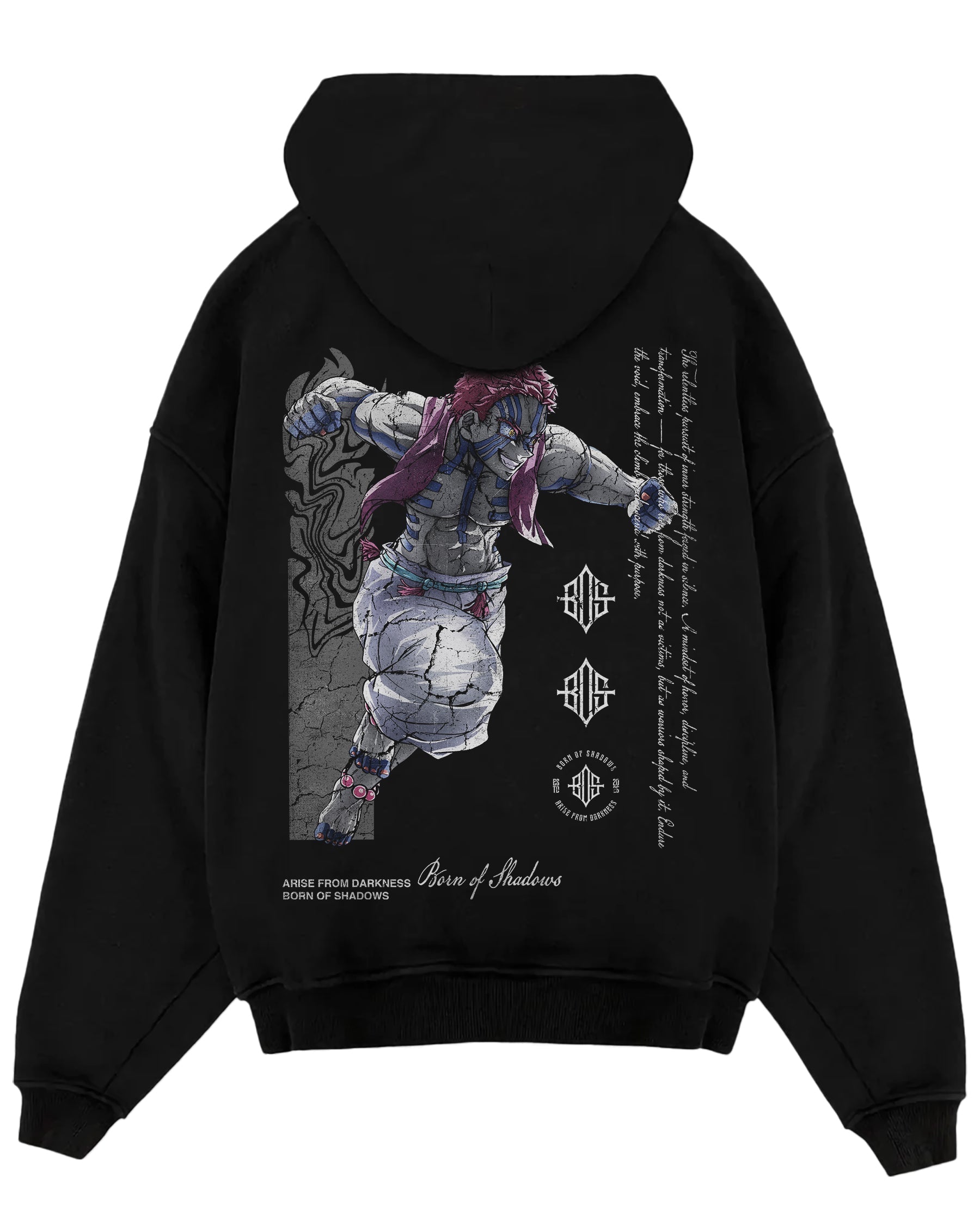 Demon Slayer 'Akaza' Oversized Hoodie ODMPOD