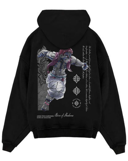 Demon Slayer 'Akaza' Oversized Hoodie ODMPOD
