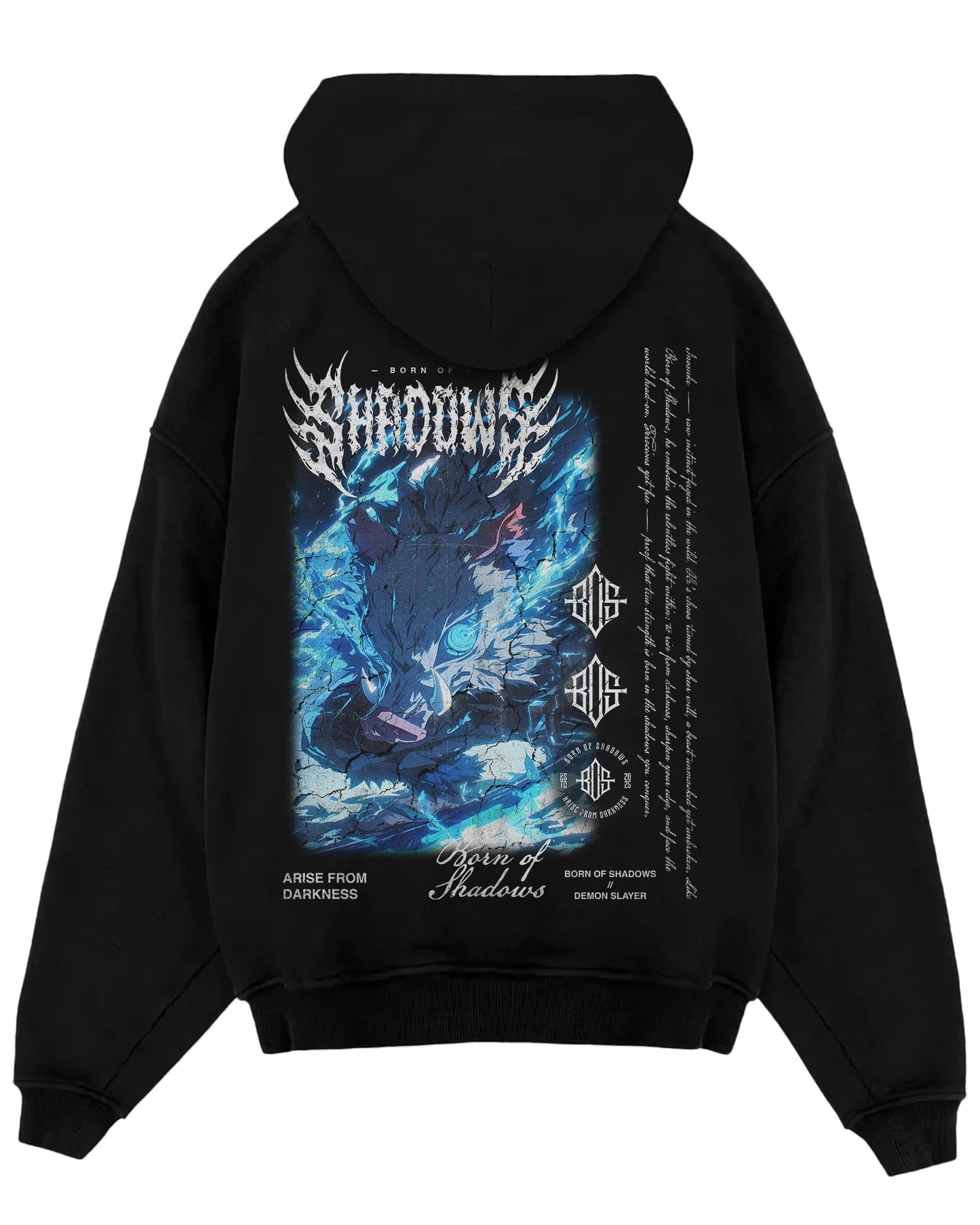 Demon Slayer 'Inosuke' Oversized Hoodie ODMPOD
