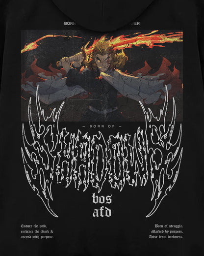 Demon Slayer 'Rengoku' Oversized Hoodie ODMPOD