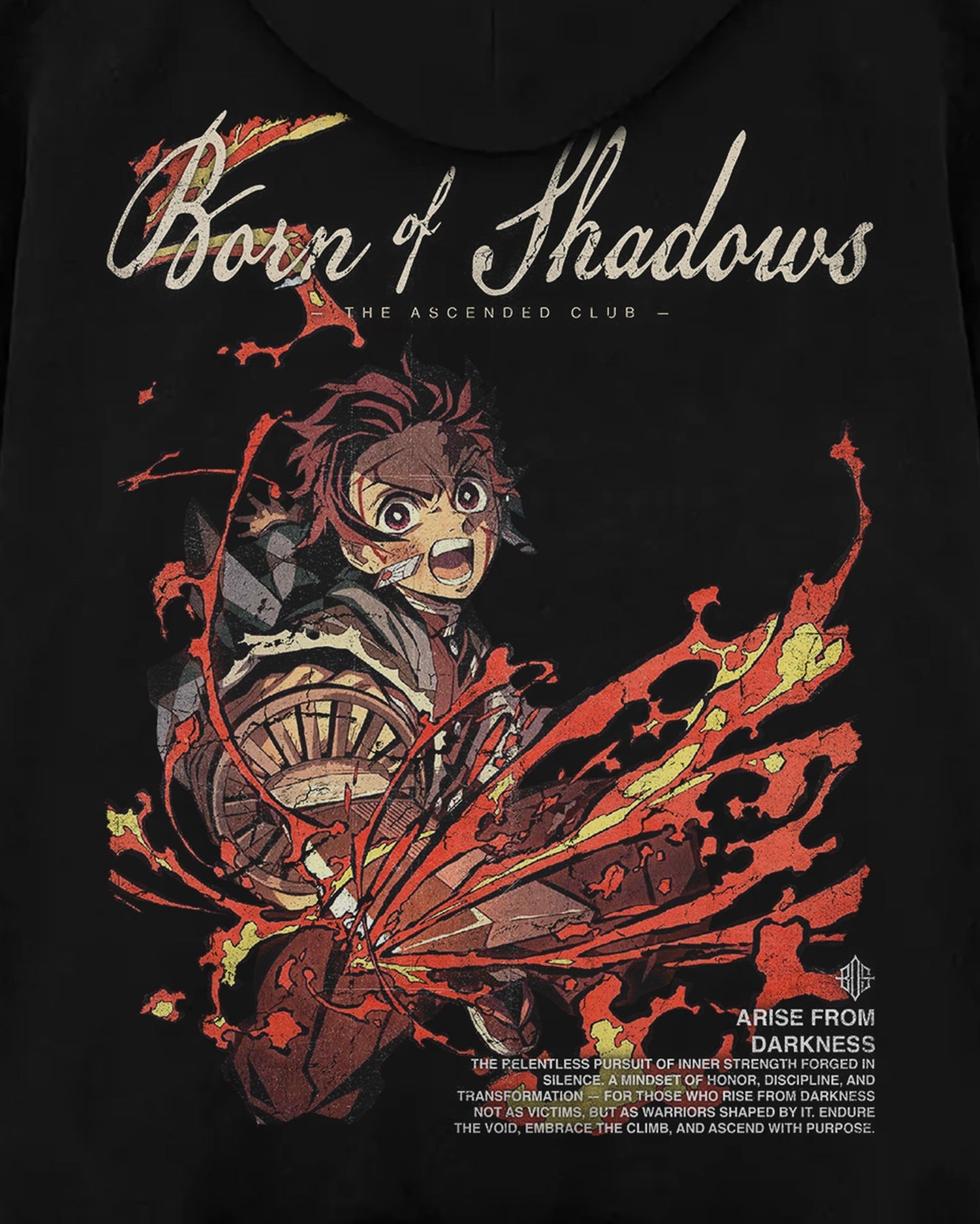 Demon Slayer 'Tanjiro' Oversized Hoodie ODMPOD