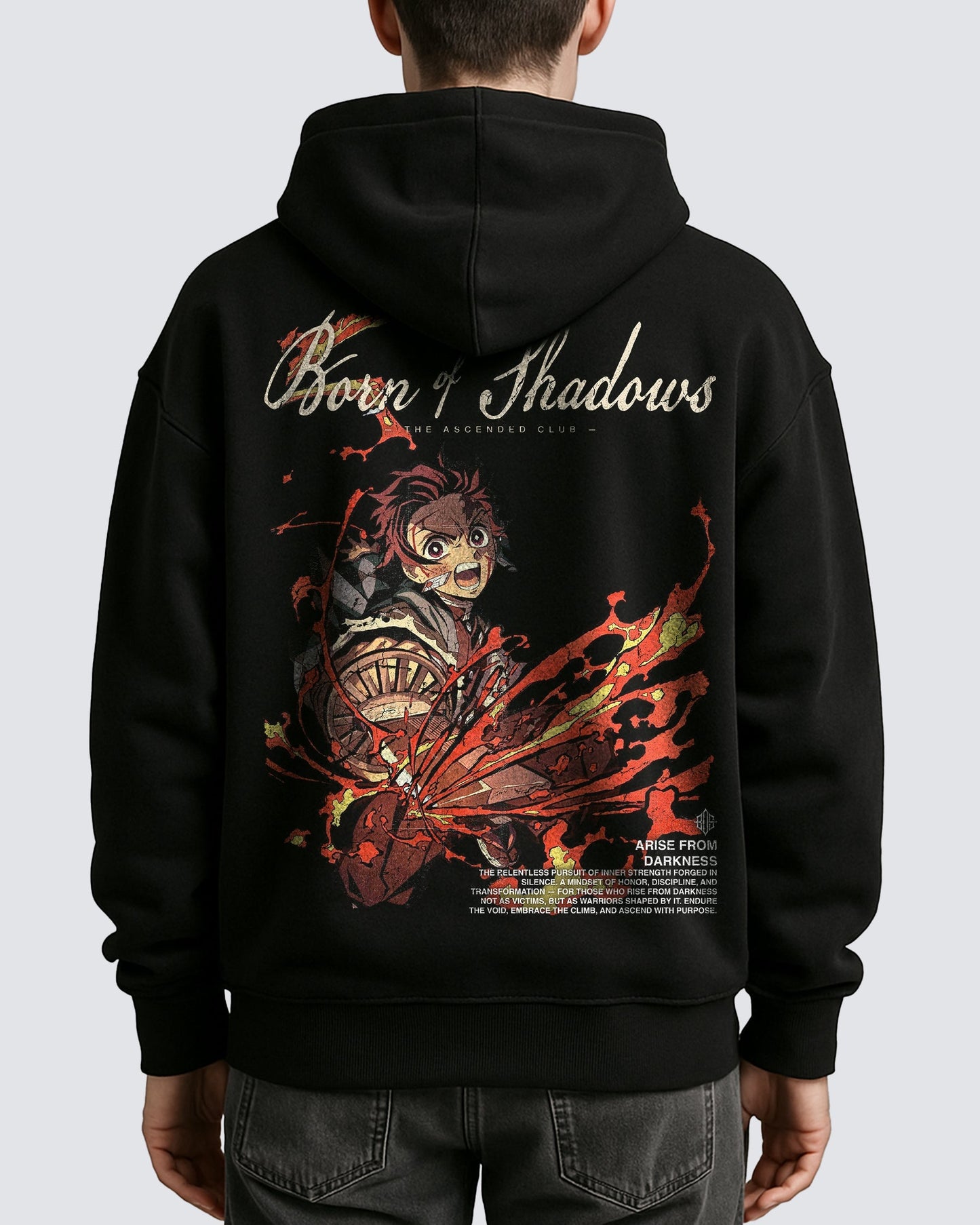 Demon Slayer 'Tanjiro' Oversized Hoodie ODMPOD