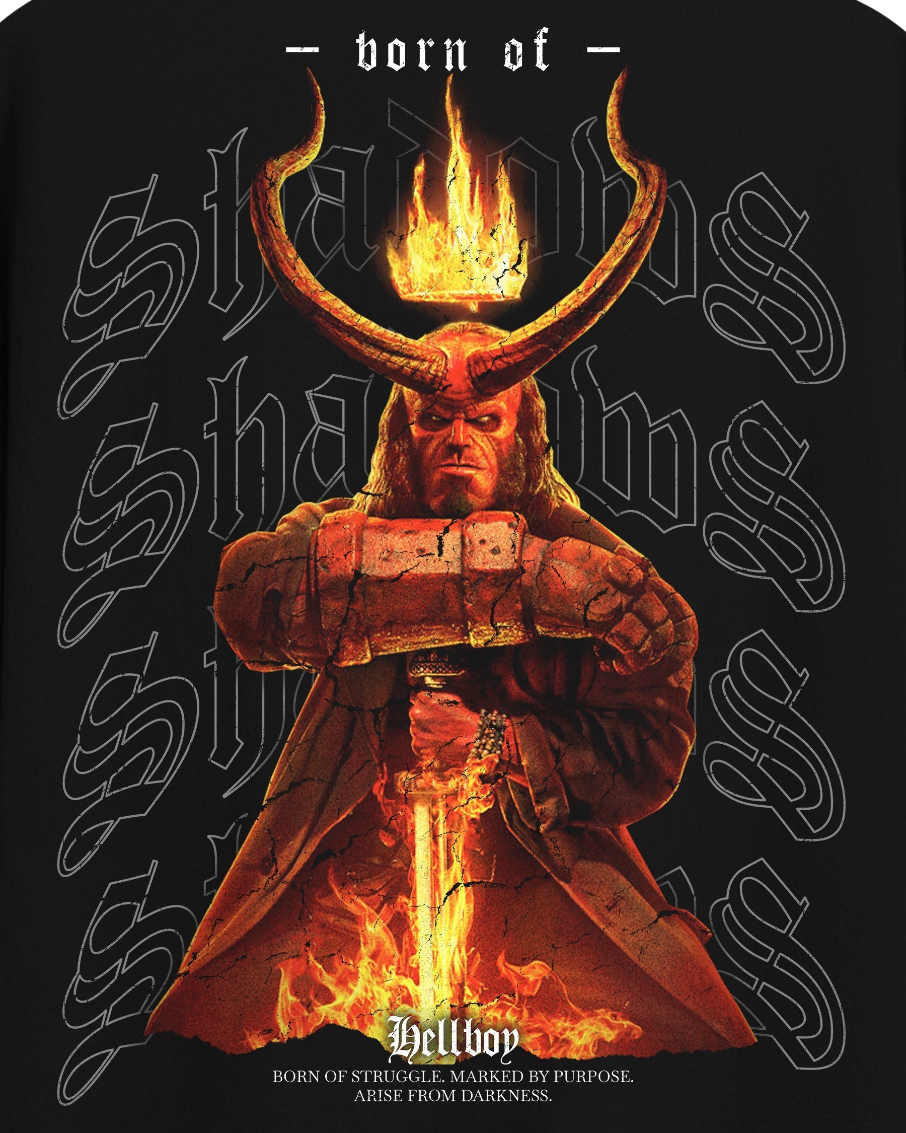 Hellboy 'Crowned Beast' T-Shirt ODMPOD