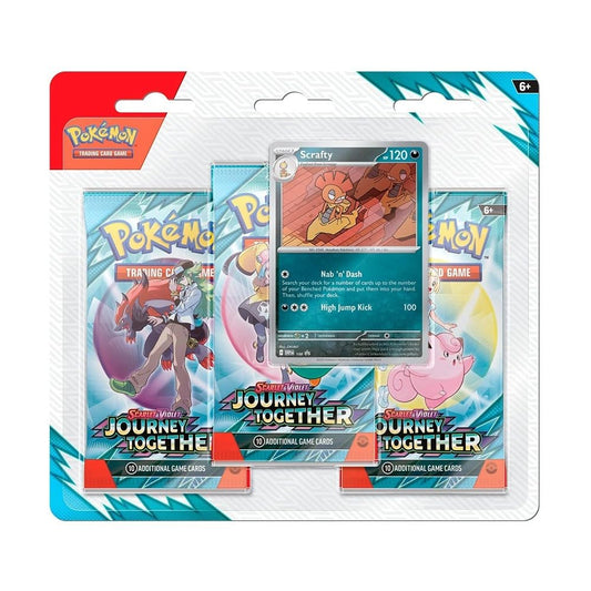 Pokémon TCG: Scarlet & Violet Journey Together - 3 Pack Blisters The Eternal Forge