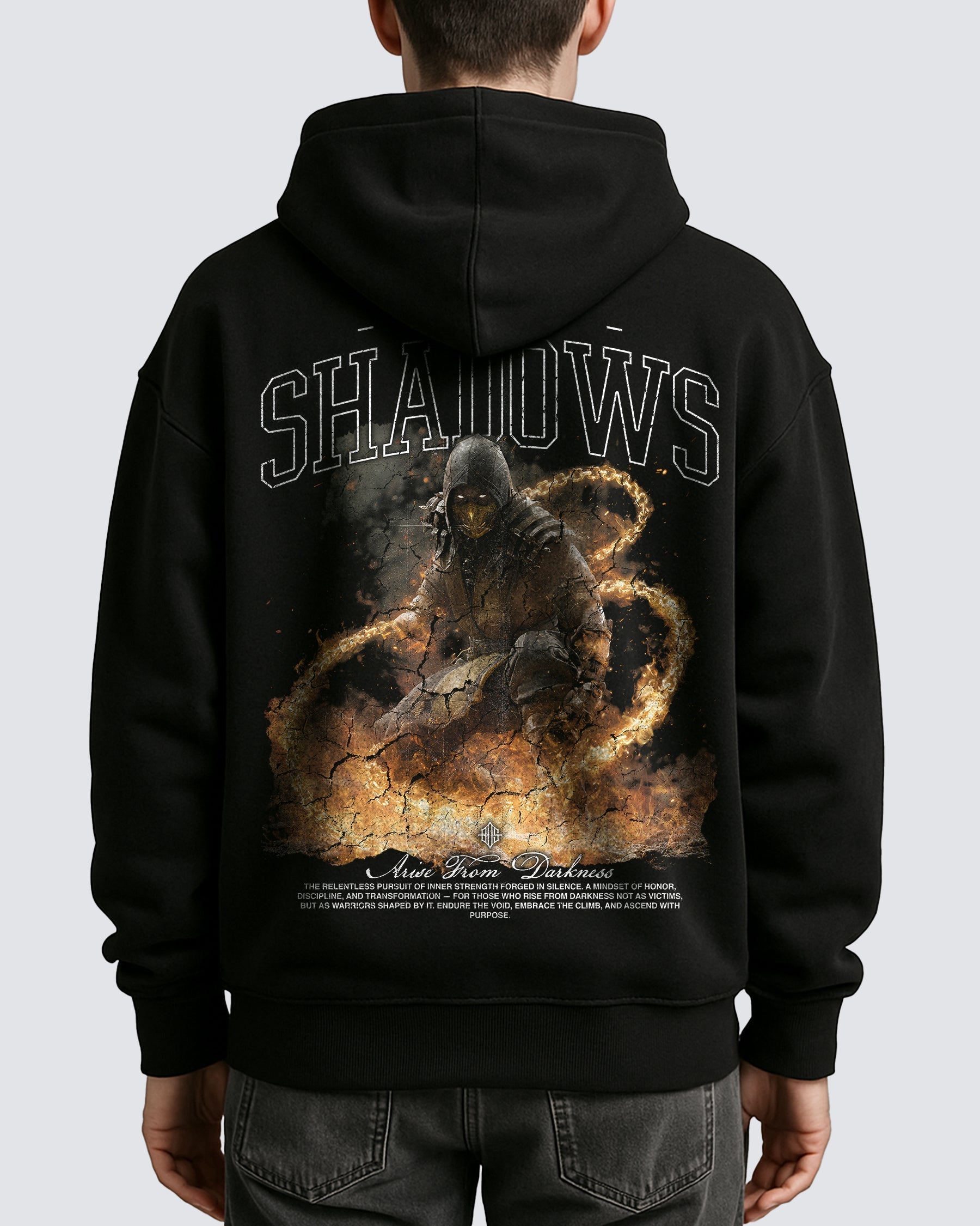 Mortal Kombat 'Scorpion' Oversized Hoodie ODMPOD