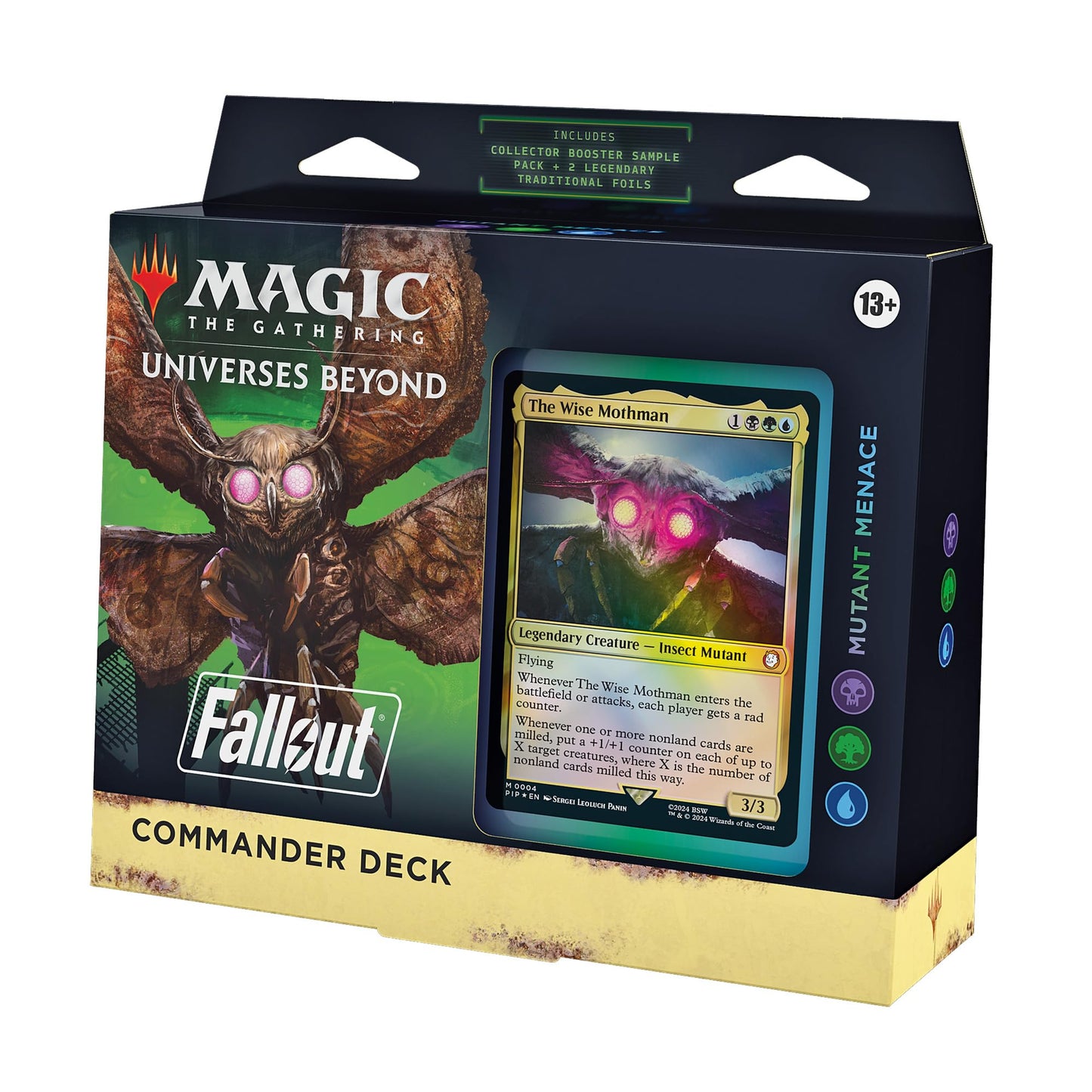 MTG TCG: Universes Beyond - Fallout Commander Deck - Mutant Menace The Eternal Forge