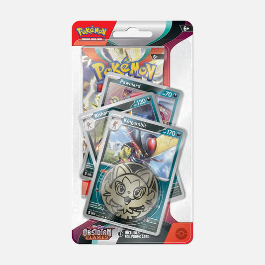Pokémon TCG: Scarlet and Violet Obsidian Flames - Checklane Blister Pack [3 Promo] The Eternal Forge