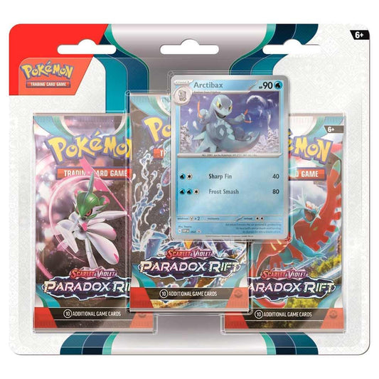 Pokémon TCG: Scarlet and Violet Paradox Rift - 3-Pack Blister The Eternal Forge