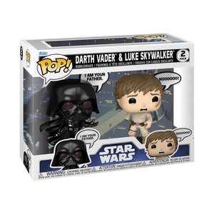 Funko Pop! Star War - Darth Vader & Luke Skywalker 2 Pack