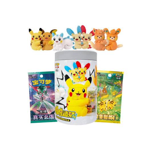Pokémon TCG: Pokémon Plush Tin Blind Box with Display Card - Simplified Chinese The Eternal Forge