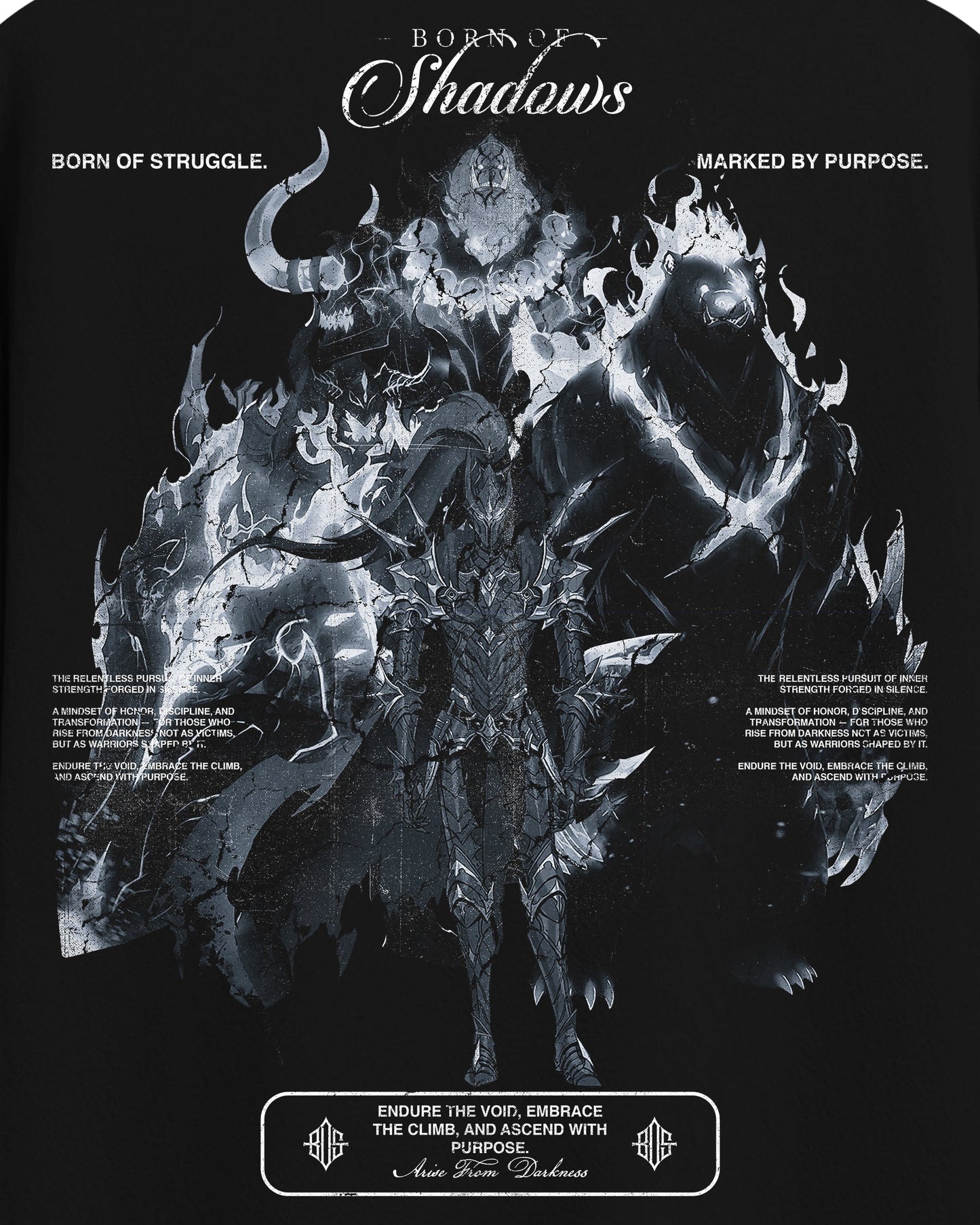 Solo Leveling '4 Generals' T-Shirt ODMPOD