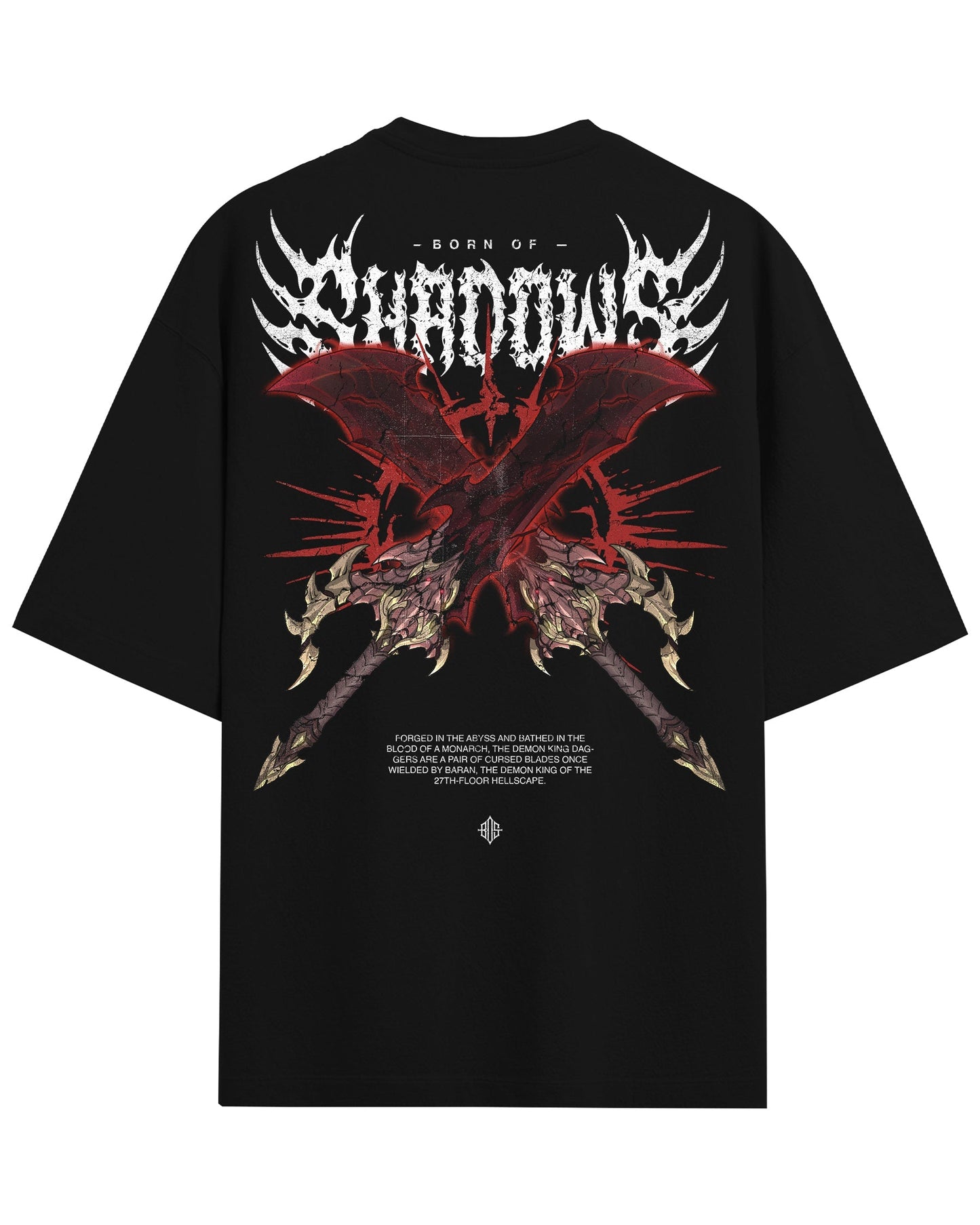 Solo Leveling 'Twin Fangs of Ruin' T-Shirt ODMPOD