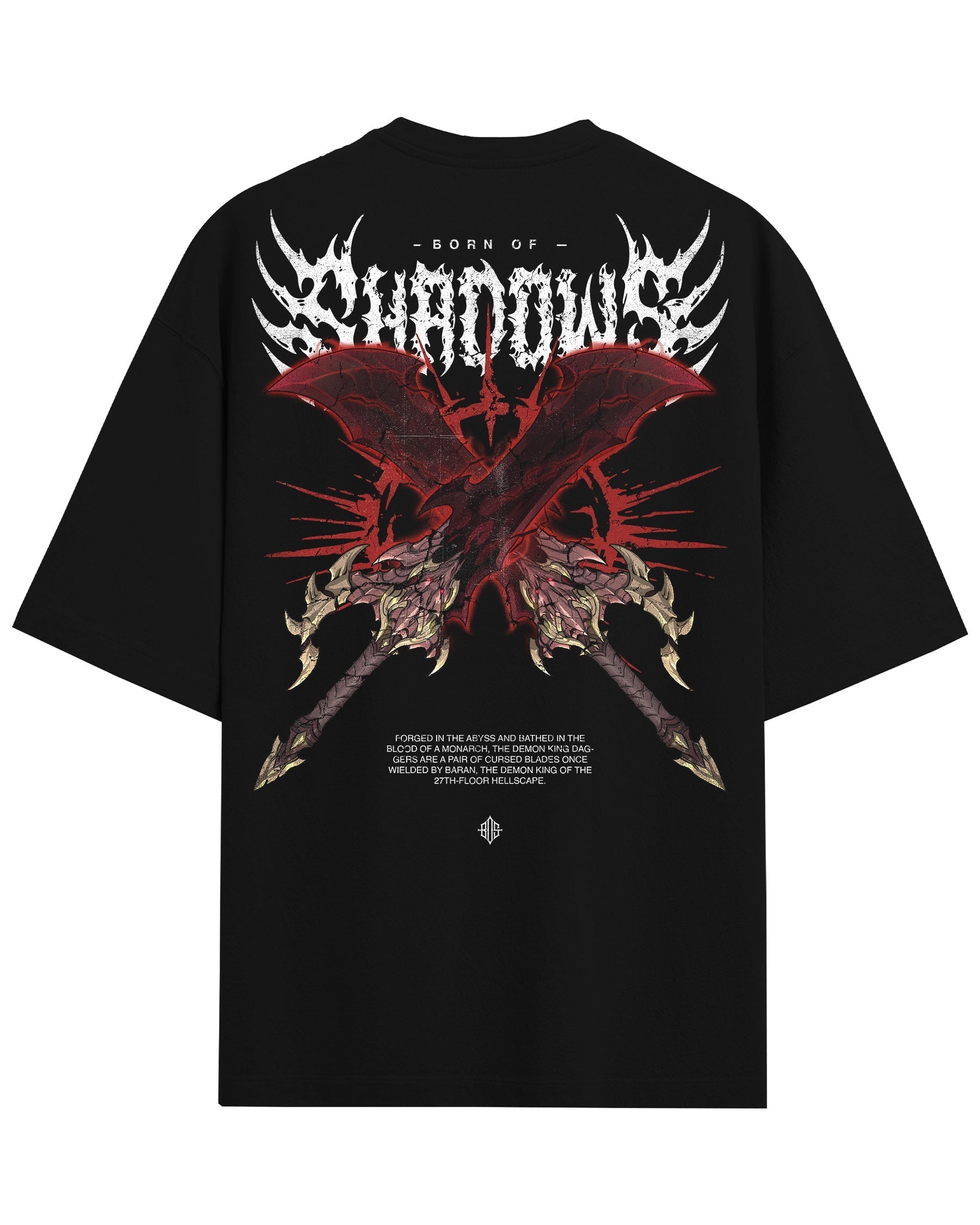 Solo Leveling 'Twin Fangs of Ruin' T-Shirt ODMPOD