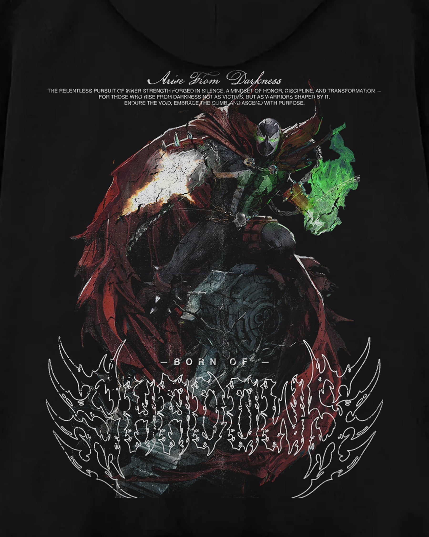 Spawn 'King of Hell' Oversized Hoodie ODMPOD