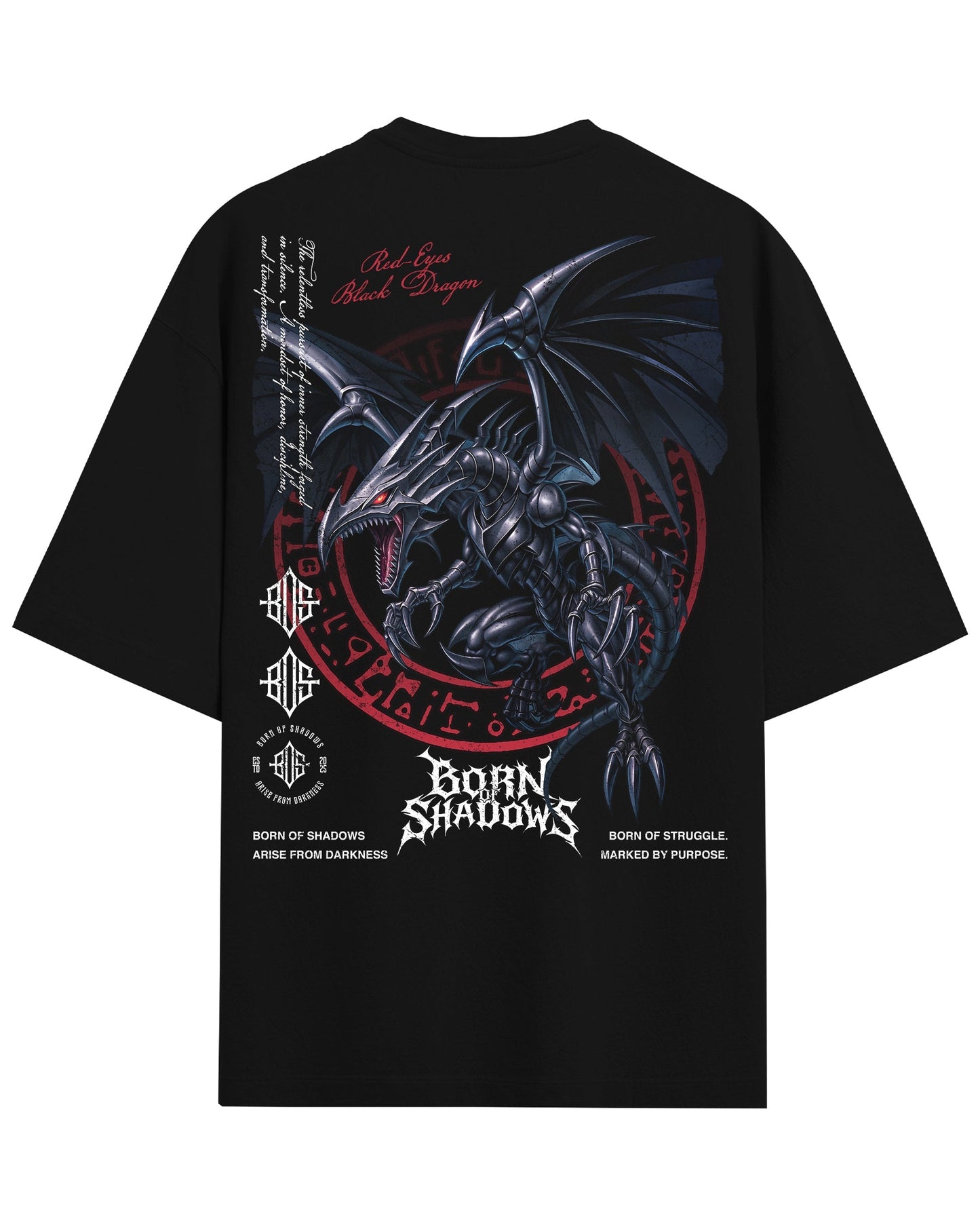 Yu-Gi-Oh! 'Dark Red-Eyes Black Dragon' T-Shirt ODMPOD