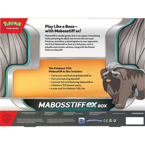Pokémon TCG: Mabosstiff Ex Box The Eternal Forge