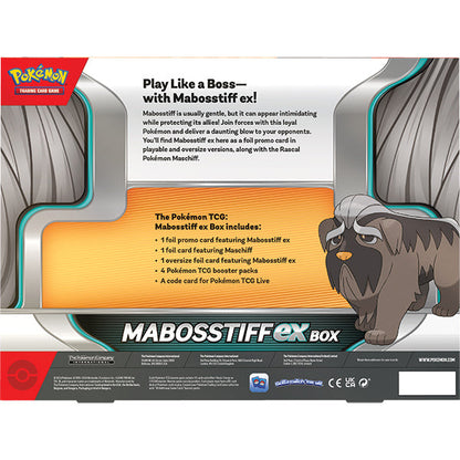 Pokémon TCG: Mabosstiff Ex Box The Eternal Forge